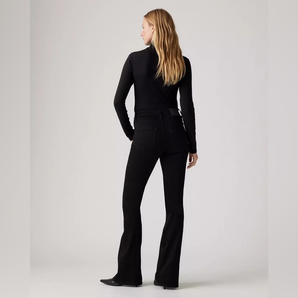 Levi's Black Flare Jeans - Picture 3 of 10
